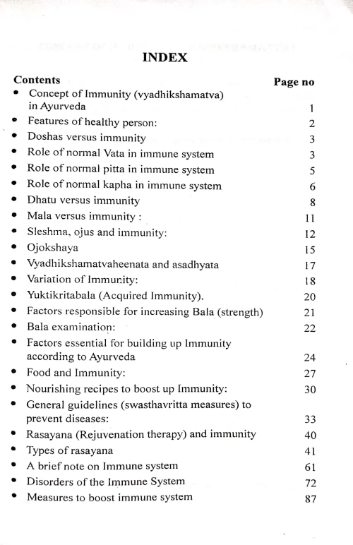Boosting Immunity Ayurveda Concepts